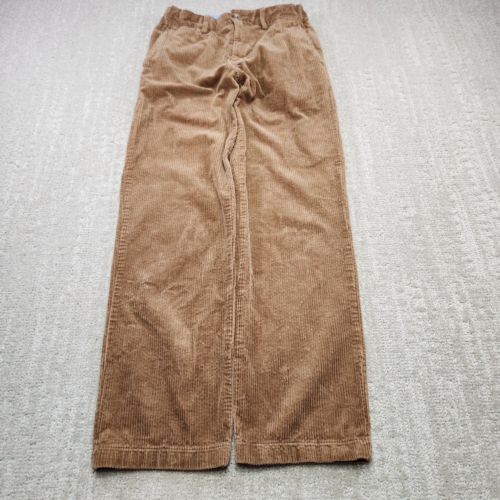 Polo Ralph Lauren Corduroy Pants Youth Boys 12 Chino Pony Logo Brown Cotton